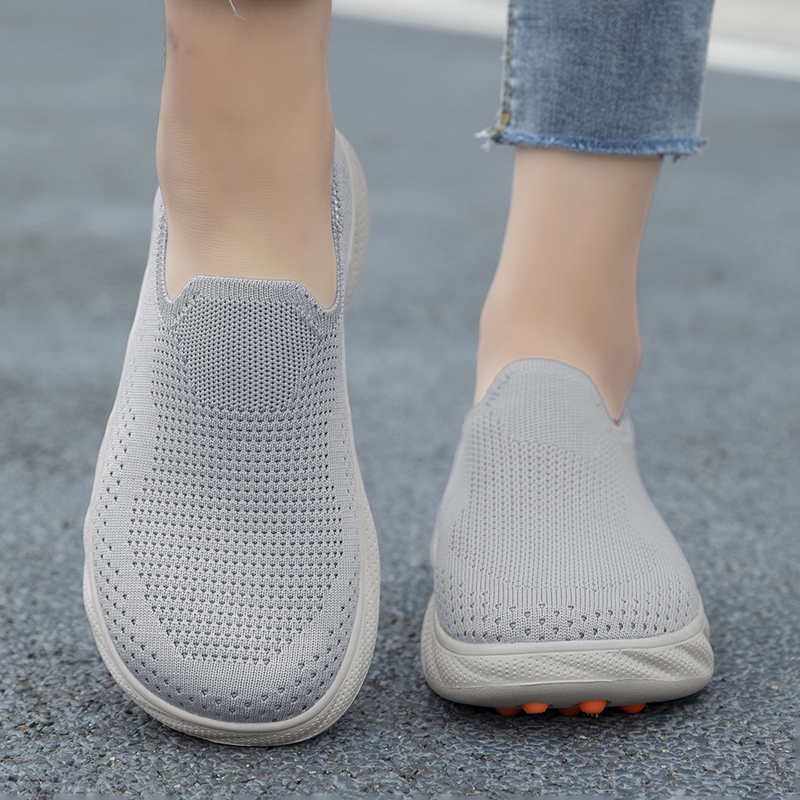 Women'S Shoes In Wide Width - Przewiewne wsuwane buty codzienne z siateczki
