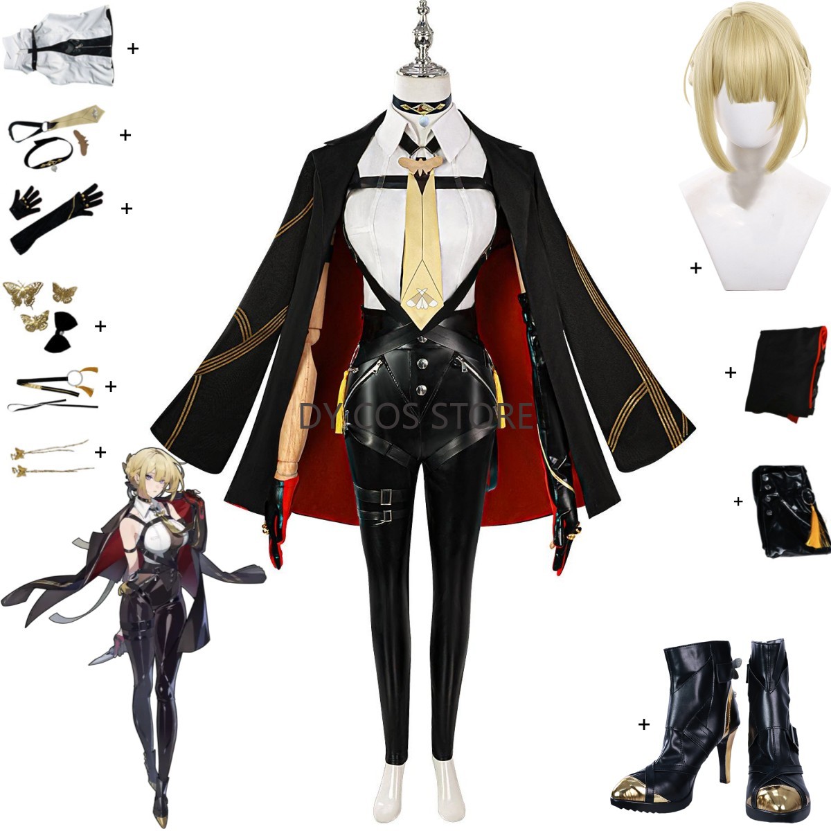 Women'S Shoes Zone - Kostium Cosplay Zenless Zone Zero Evelyn
