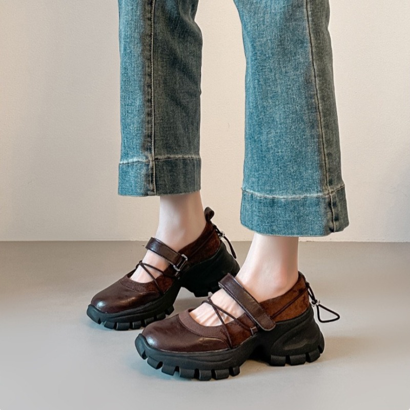 Women Shoes Sandals - Nowe Retro Baletki Mary Jane Modne