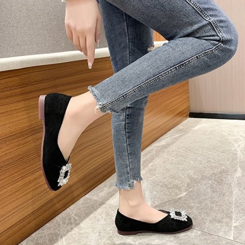 Women'S Shoes In Wide Width - Damskie buty na płaskiej podeszwie o