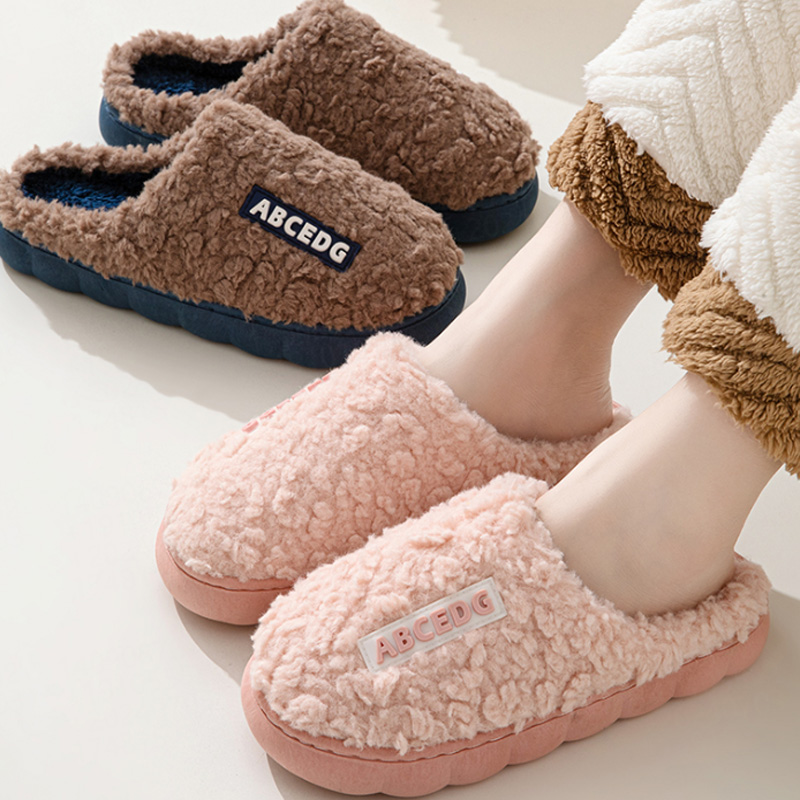 Women'S Shoes Popular - Modne zimowe kapcie dla par, antypoślizgowe,