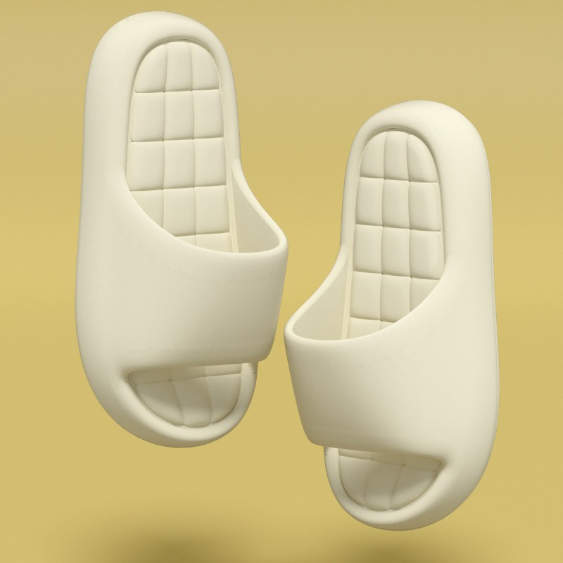 Women Shoes Size To Men - Klapki Damskie w Kratę Letnie Sandały