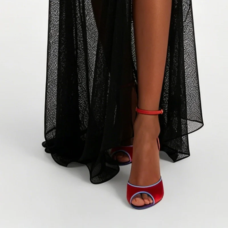 Satynowe sandały peep toe w mi – Peep Toe Heels recenzja i cena