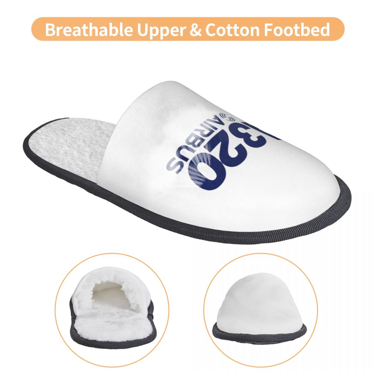 Klapki damskie z logo Airbus A – Women Shoes Logo recenzja i cena