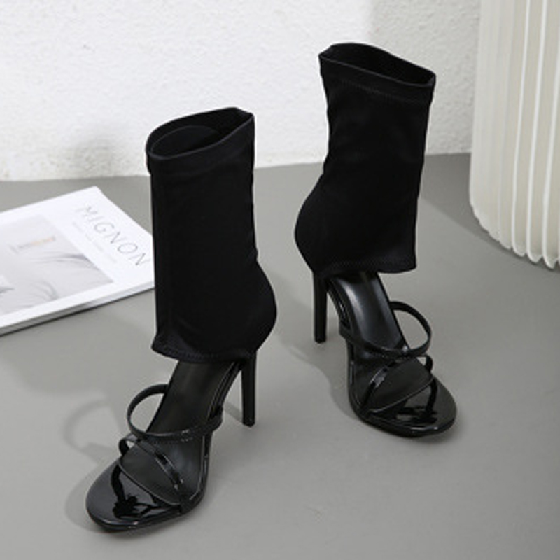 Modne elastyczne botki z wysok – Women Shoes Boots recenzja i cena