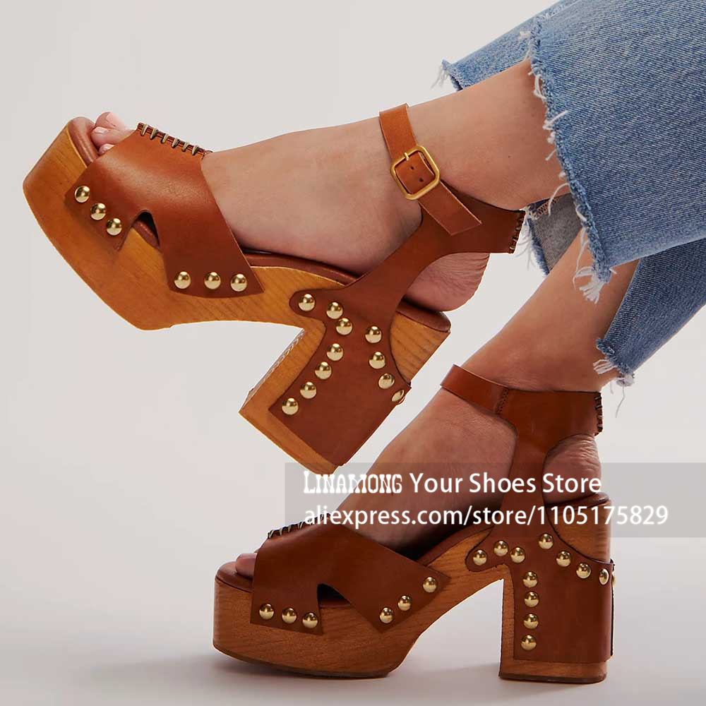 Sandały na platformie z masywn – Women'S Shoes Clogs recenzja i cena