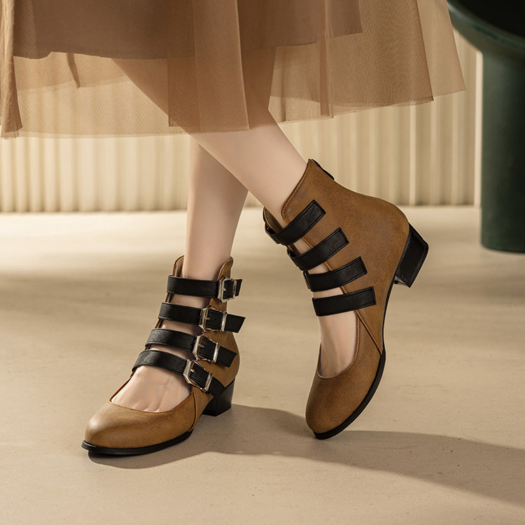 Gotyckie botki Mary Jane damsk – Women Shoes Boots recenzja i cena