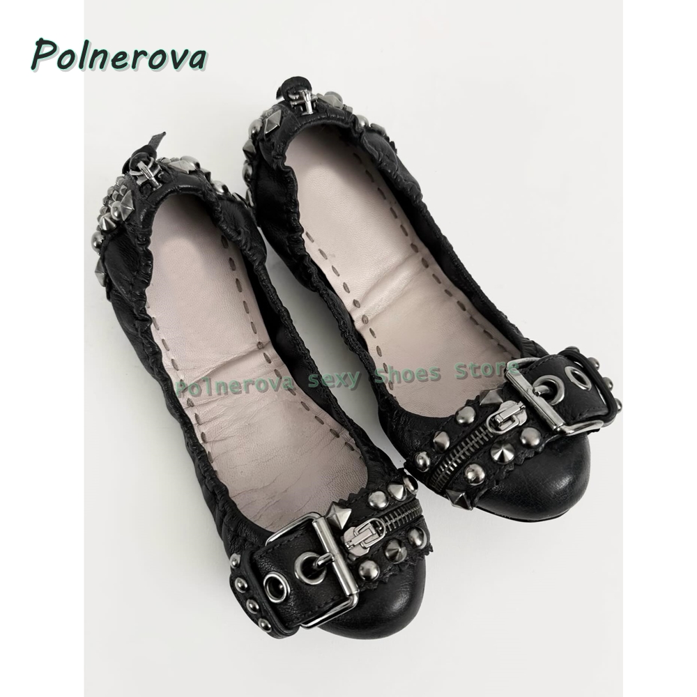 Buty Mary Jane z nitowaną klam – Women'S Shoes Popular recenzja i cena