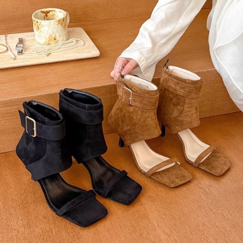 Retro Letnie Botki Damskie z K – Women Shoes Boots recenzja i cena
