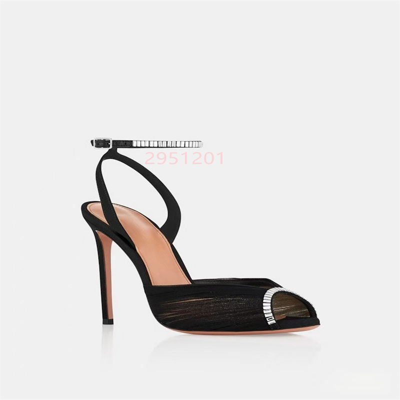 Kryształowe sandały damskie z  – Peep Toe Heels recenzja i cena